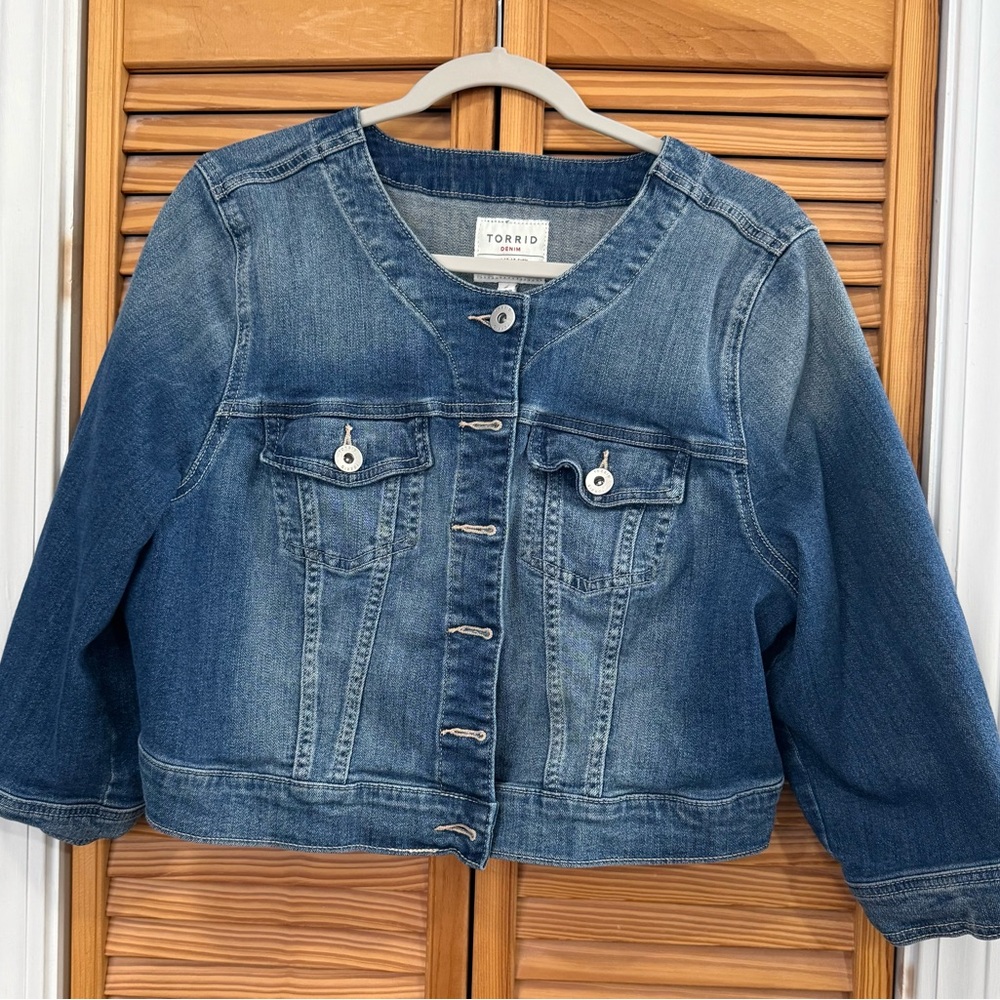 Torrid Classic Blue Jean Jacket